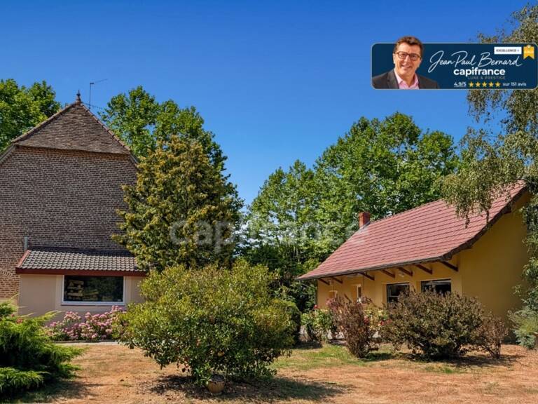 Dpt Saône et Loire (71), à vendre à 15 mn de St Marcel Villa de 163 m² et Maison ou Gite de 95 m² terrain de 4000 m² — photo 1