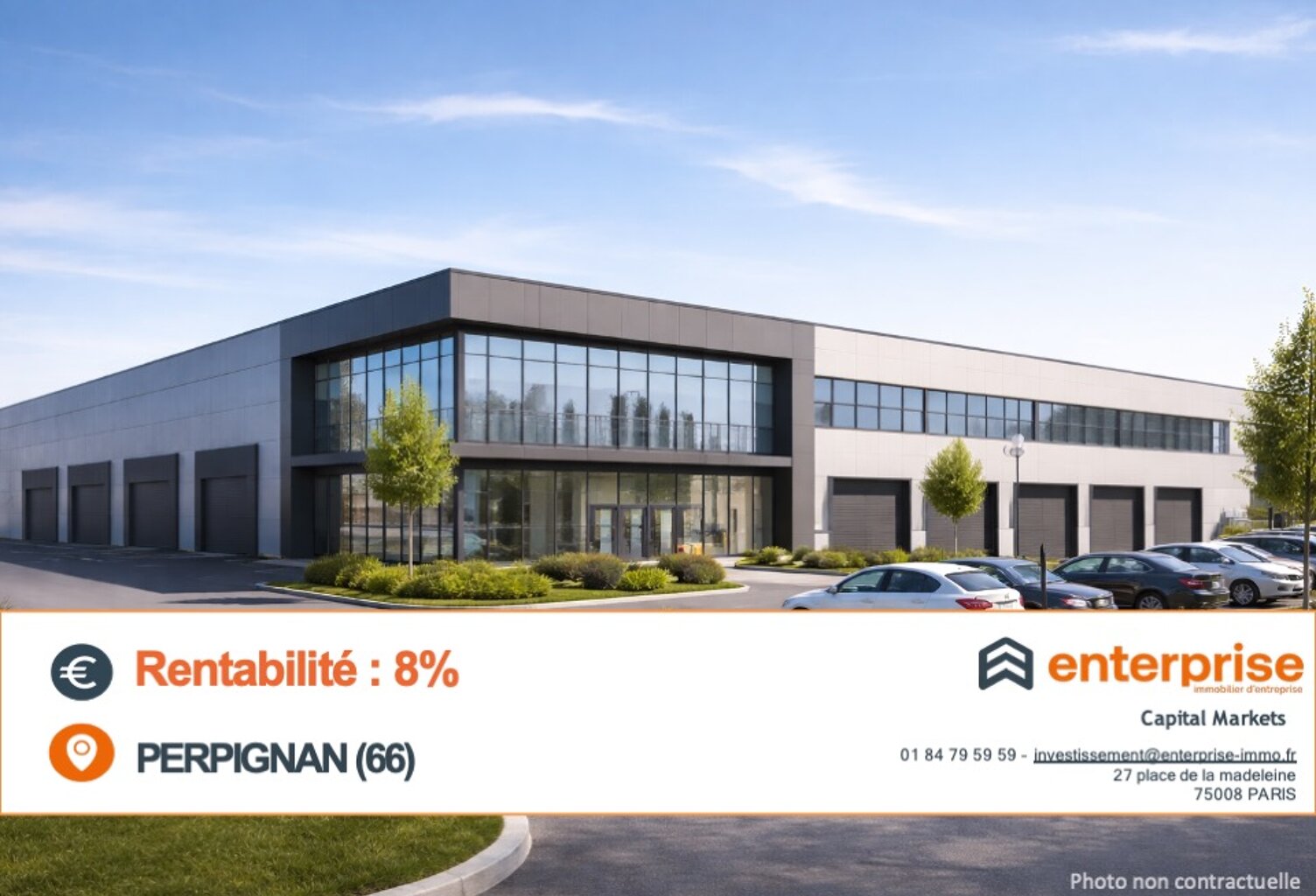 INVESTISSEMENT : BÂTIMENT MIXTE BUREAUX & ACTIVITÉS LOUÉ À UN LOCATAIRE NATIONAL DE PREMIER RANG — photo 1
