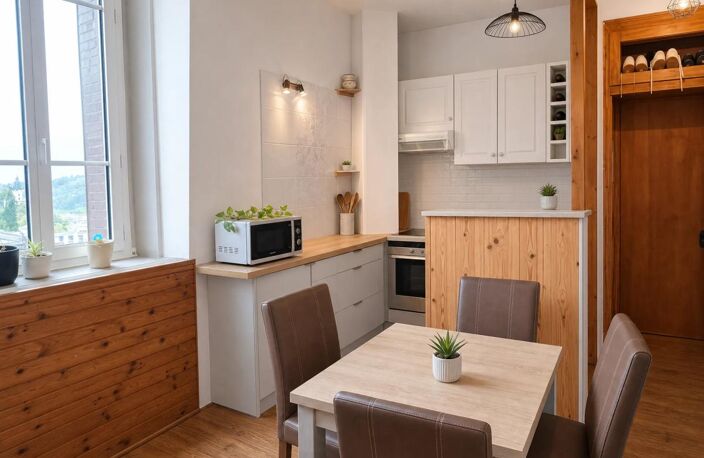 T2 34 m² loué à Aix-les-Bains, vue Château — photo 5