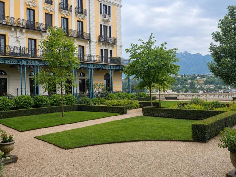 T2 34 m² loué à Aix-les-Bains, vue Château — photo 1