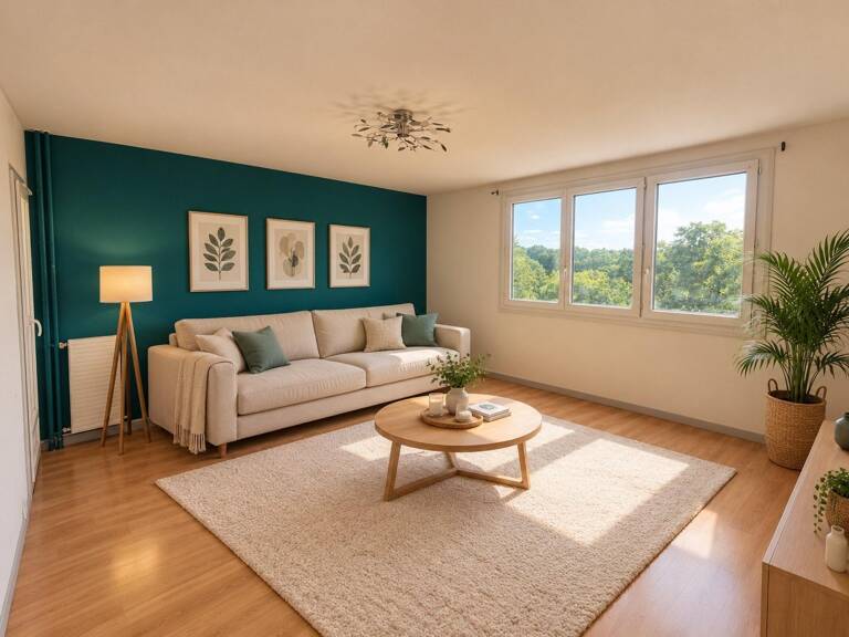 APPARTEMENT 90M² 4 PIÈCES, 3 CHAMBRES, BALCON ET PARKING — photo 1