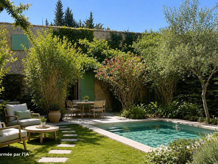 Dans cadre champetre, entre maison et appartement 2P+, jardin — photo 1