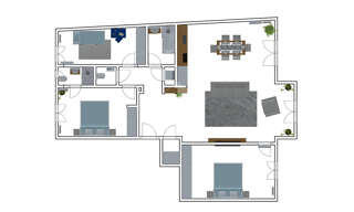 Appartement 4 Pièces 96 m² à vendre à Nice (06000)