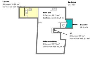 Commerce  840 m² à vendre à Nanterre (92000)