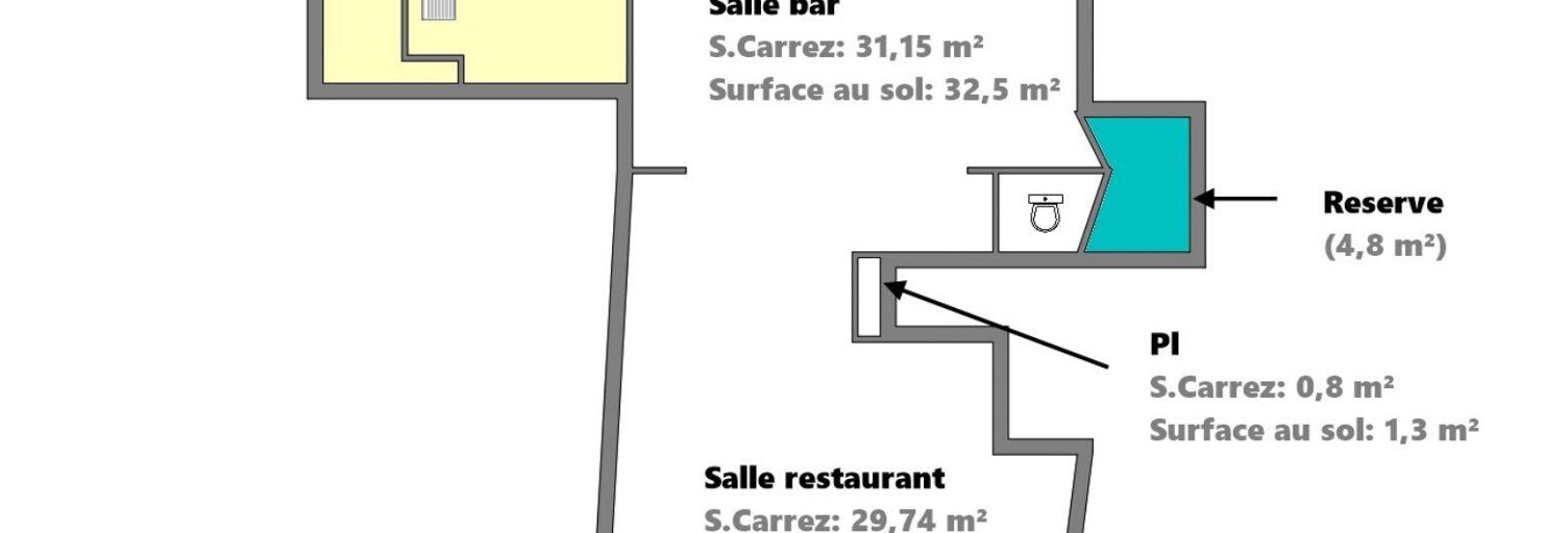 Commerce  840 m² à vendre à Nanterre (92000)