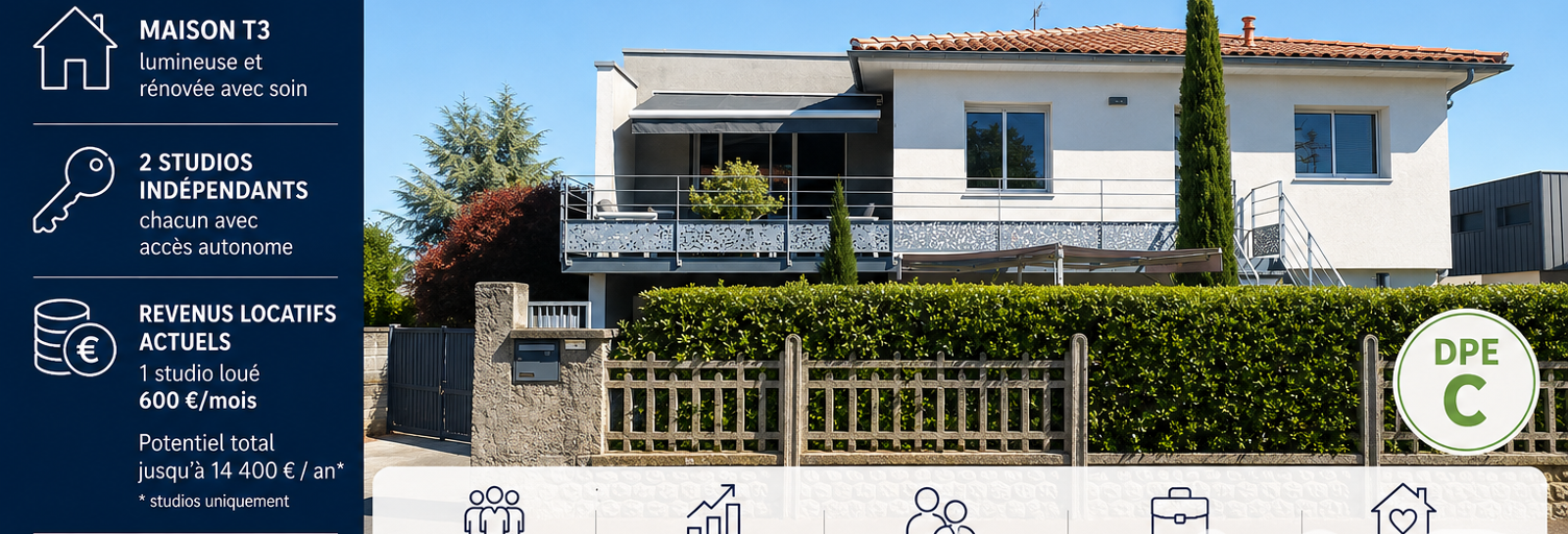 Maison 5 Pièces 131 m² à vendre à Pessac (33600)