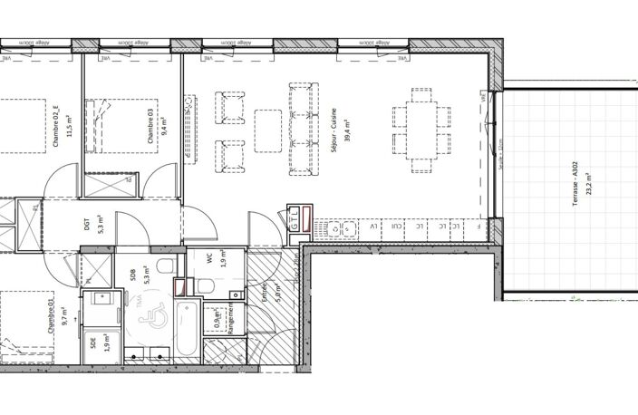 Vente Appartement 4 pièces — photo 5