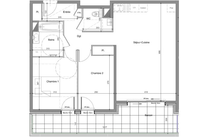 Vente Appartement 3 pièces — photo 4