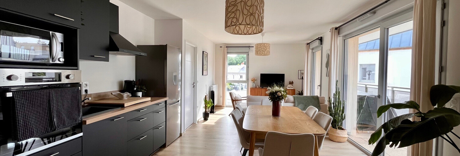 Appartement 3 Pièces 66 m² à louer à Tours (37100)