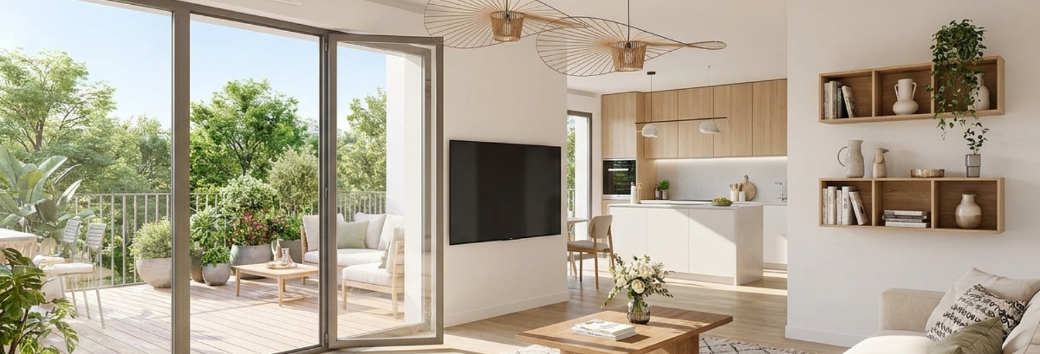 Appartement neuf T2, T3 Pièce 43 à 80 m² à vendre à Brest (29200)