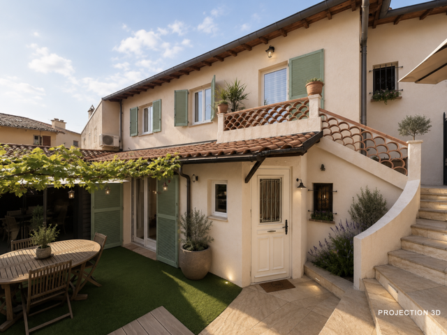 ROQUEBRUNE-CAP-MARTIN - FRONTIÈRE MONEGASQUE - Maison de CHA — photo du bien