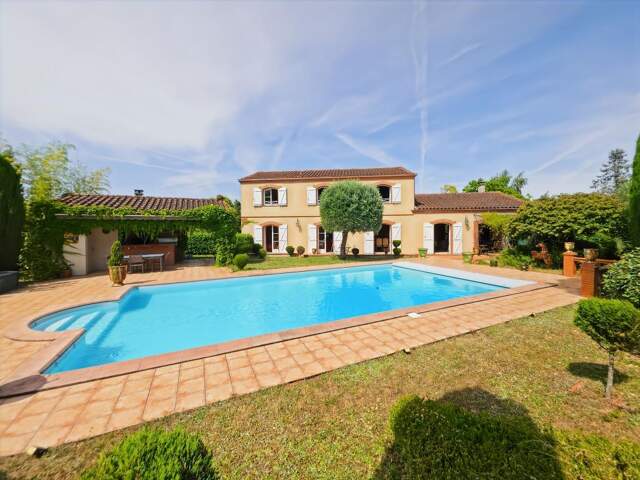 BALMA – Maison d’architecte 270 m² avec piscine, jardin arboré et grand sous-sol — photo du bien