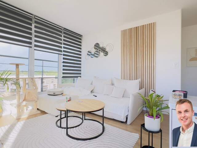 Quimper, quartier Kerfeunteun – Appartement de type 2 situé au dernier étage, d’une surface habitable de 46 m² – Terrasse – Parking en sous-sol — photo du bien