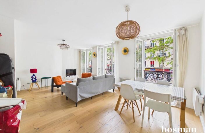 Appartement 4 pièces de 65 m² - Traversant, lumineux - Avenue de Clichy, Paris — photo 2