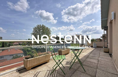 Grand Appartement T2 avec une chambre, grande terrasse en dernier étage avec Piscine - 69500 BRON — photo du bien
