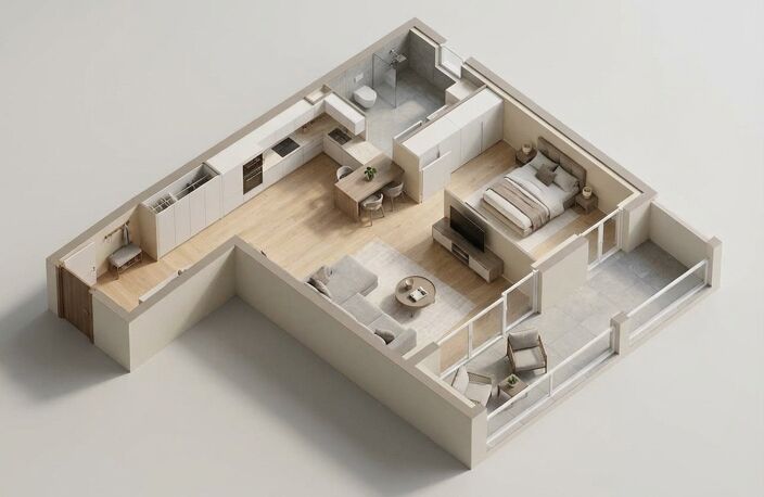 Appartement en frais réduits — photo 2
