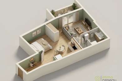 Appartement 1 pièces 218000 €
