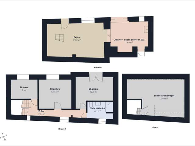 Maison de ville totalement rénovée au calme — photo du bien