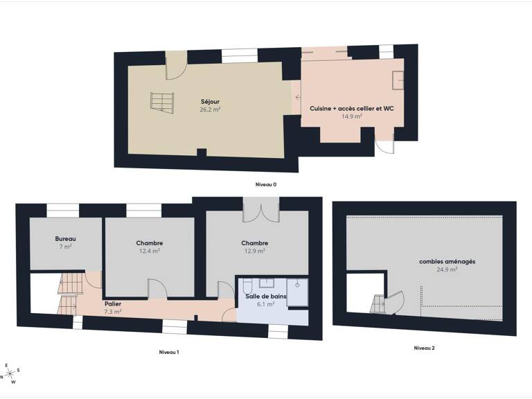 Maison de ville totalement rénovée au calme — photo 1