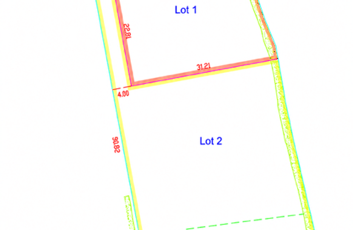 Vente Terrain à bâtir 850 m&sup2; — photo 2