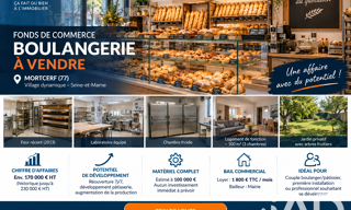 Commerce  140 m² à vendre à Mortcerf (77163)