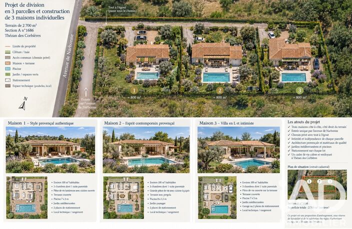 Vente Terrain 2 695 m&sup2; — photo 3