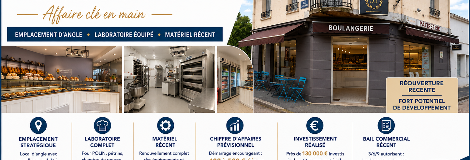Commerce  140 m² à vendre à Savigny-sur-Orge (91600)