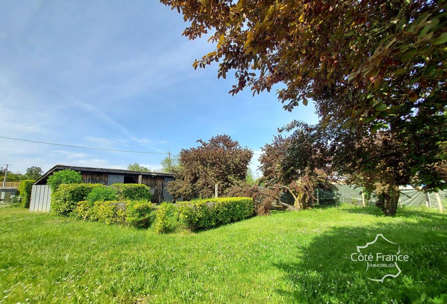 Terrain viabilisé avec hangar de 80 m2 au calme et sans vis- — photo 1
