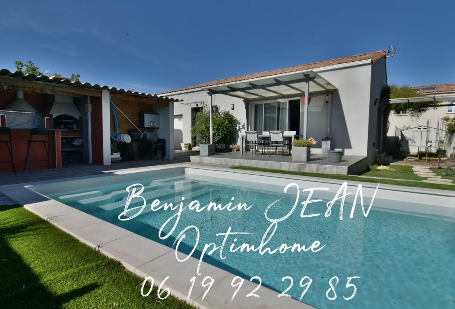 Maison récente de plain-pied f4 avec piscine et cuisine d’été — photo 1