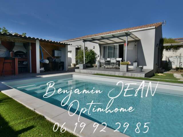 Maison récente de plain-pied f4 avec piscine et cuisine d’été — photo du bien