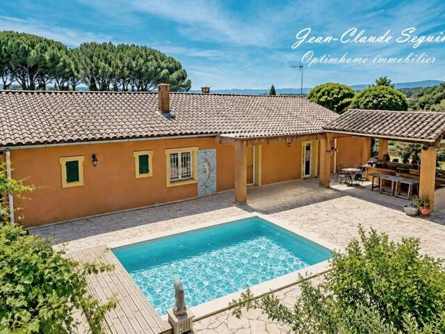 MERINDOL (84) | Maison de plain pied : 168 m² habitables / 2 gîtes / terrain de 870 m² / piscine — photo du bien