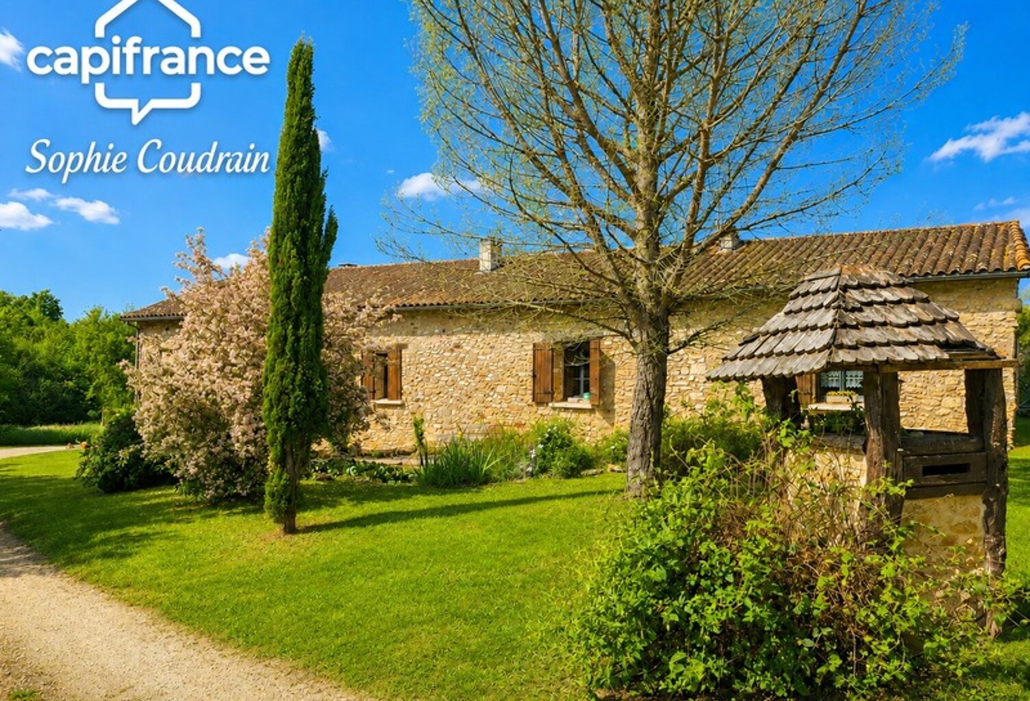 Longère en pierre avec 3 chambres - Dépendances - 2.76 hectares - proche de MONFLANQUIN (Lot-et-Garonne) — photo 1