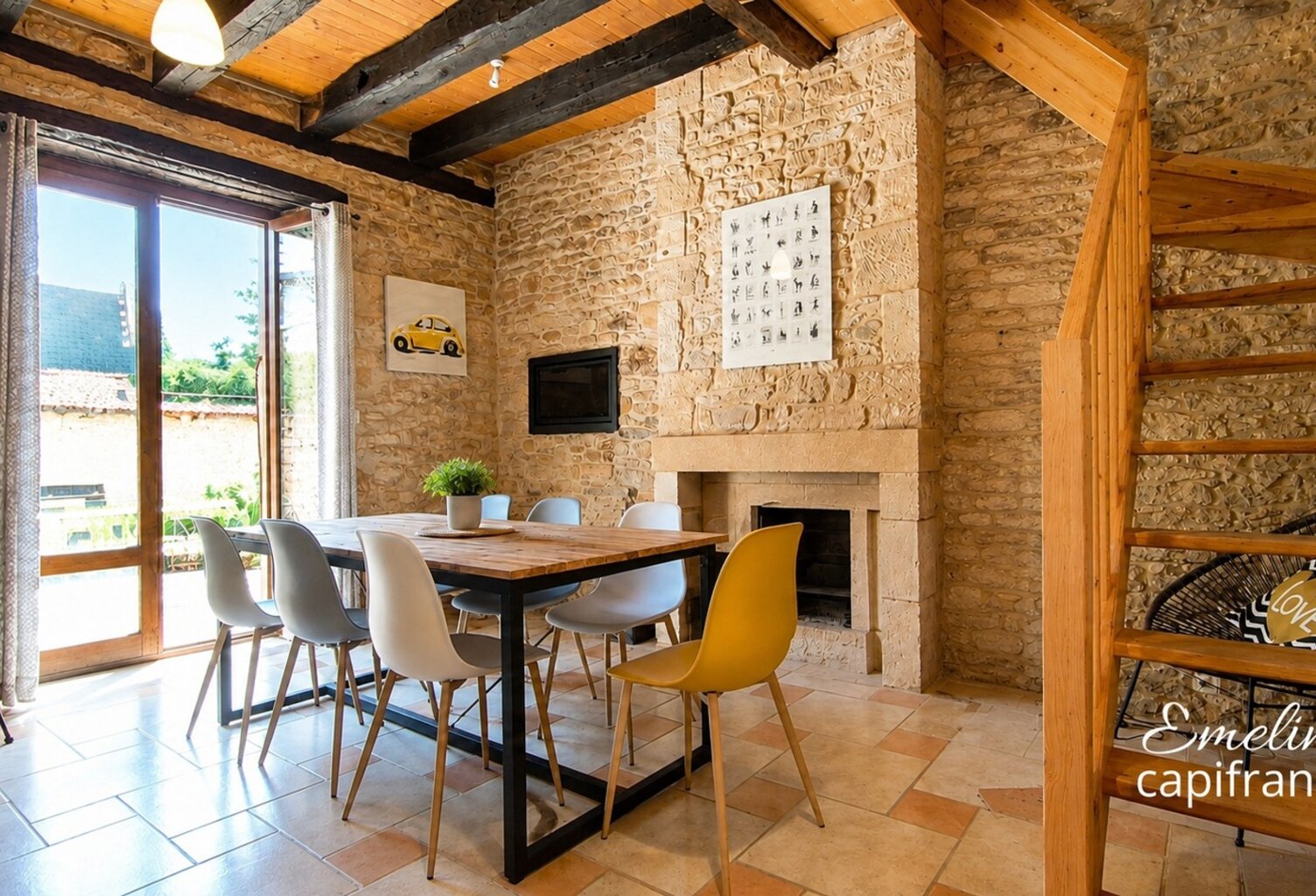 Maison de village de caractère – XIIIe siècle – terrasse – Périgord Noir — photo 1