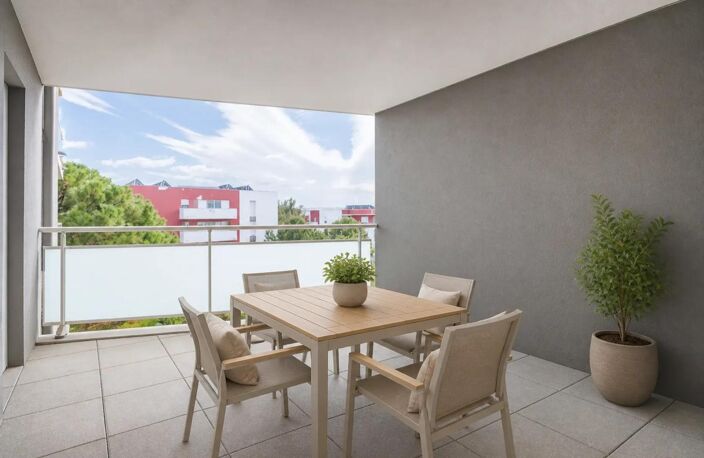 Montpellier : T3 lumineux avec terrasse et local vélos — photo 5