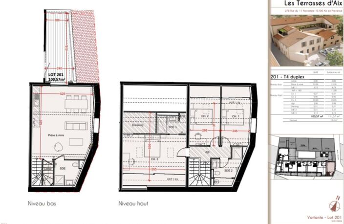 PROGRAMME NEUF — AIX-EN-PROVENCE HYPERCENTRE Résidence confidentielle — 7 appartements — Du T1 bis au T4 duplex — photo 3