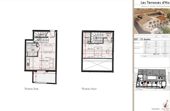 PROGRAMME NEUF — AIX-EN-PROVENCE HYPERCENTRE Résidence confidentielle — 7 appartements — Du T1 bis au T4 duplex — photo 4
