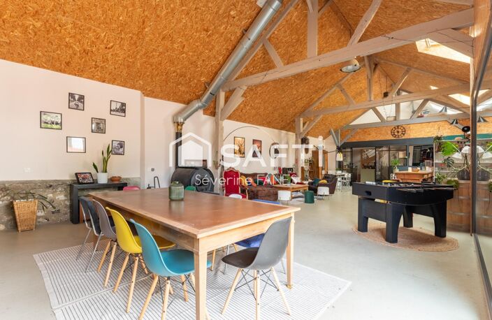 LOFT EXCEPTIONNEL 280 M2 TOIT CATHEDRALE+ 2 DEPENDANCES BIEN RARE A ROUEN — photo 3