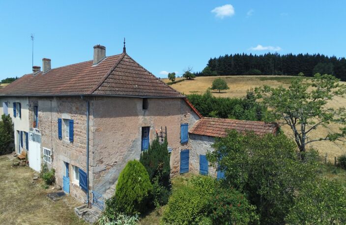 Maison à rénover 5 pièces / 60m² (+55m²) SUIN 71220 - Terrain de 4714m² (1160 +3554) — photo 2
