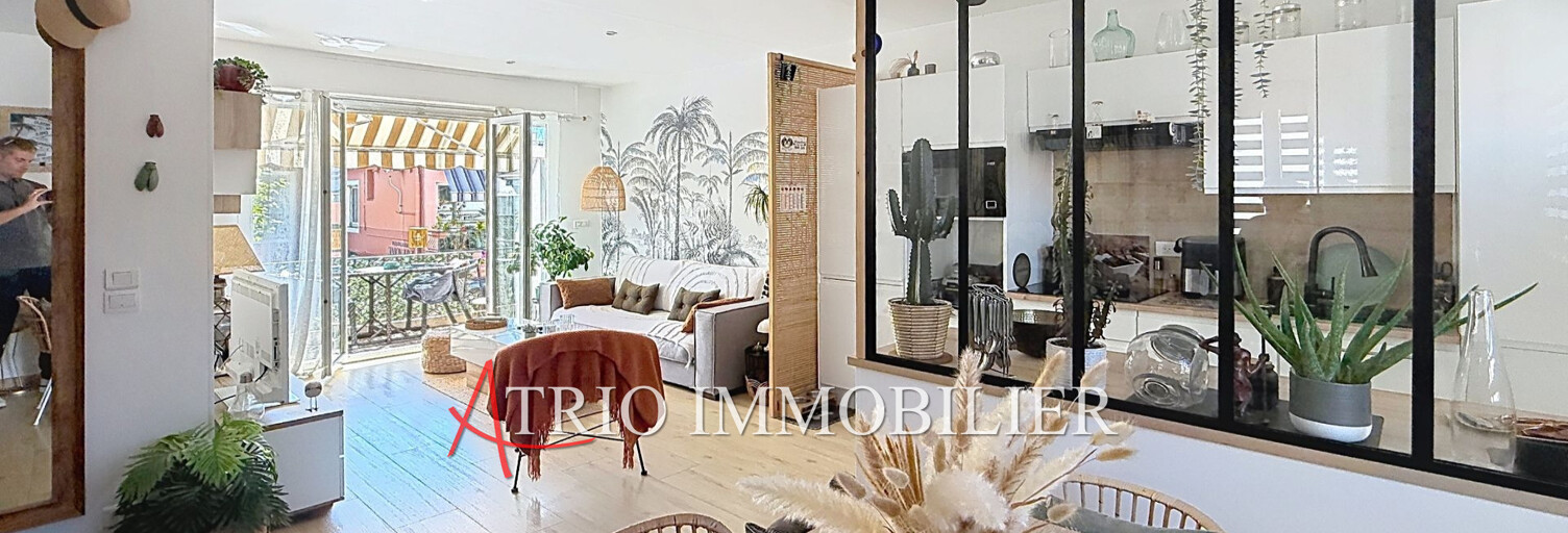 Appartement 2 Pièces 44 m² à vendre à Cagnes-sur-Mer (06800)