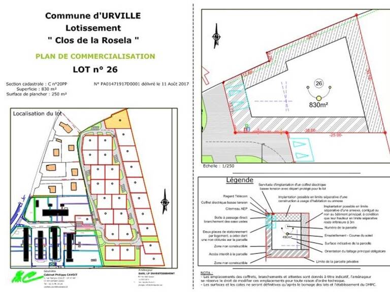 Terrain - 832m ² — photo 1