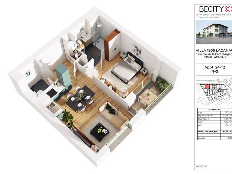 APPARTEMENT NEUF CENTRE LACANAU VILLE — photo 1