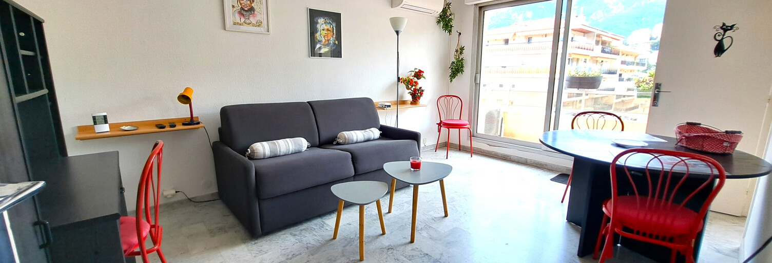 Appartement 1 Pièce 26 m² à louer à Menton (06500)