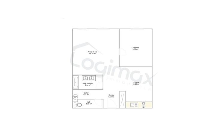 Vente appartement 2 pièces 46 m² La Rochelle (17000) — photo 2