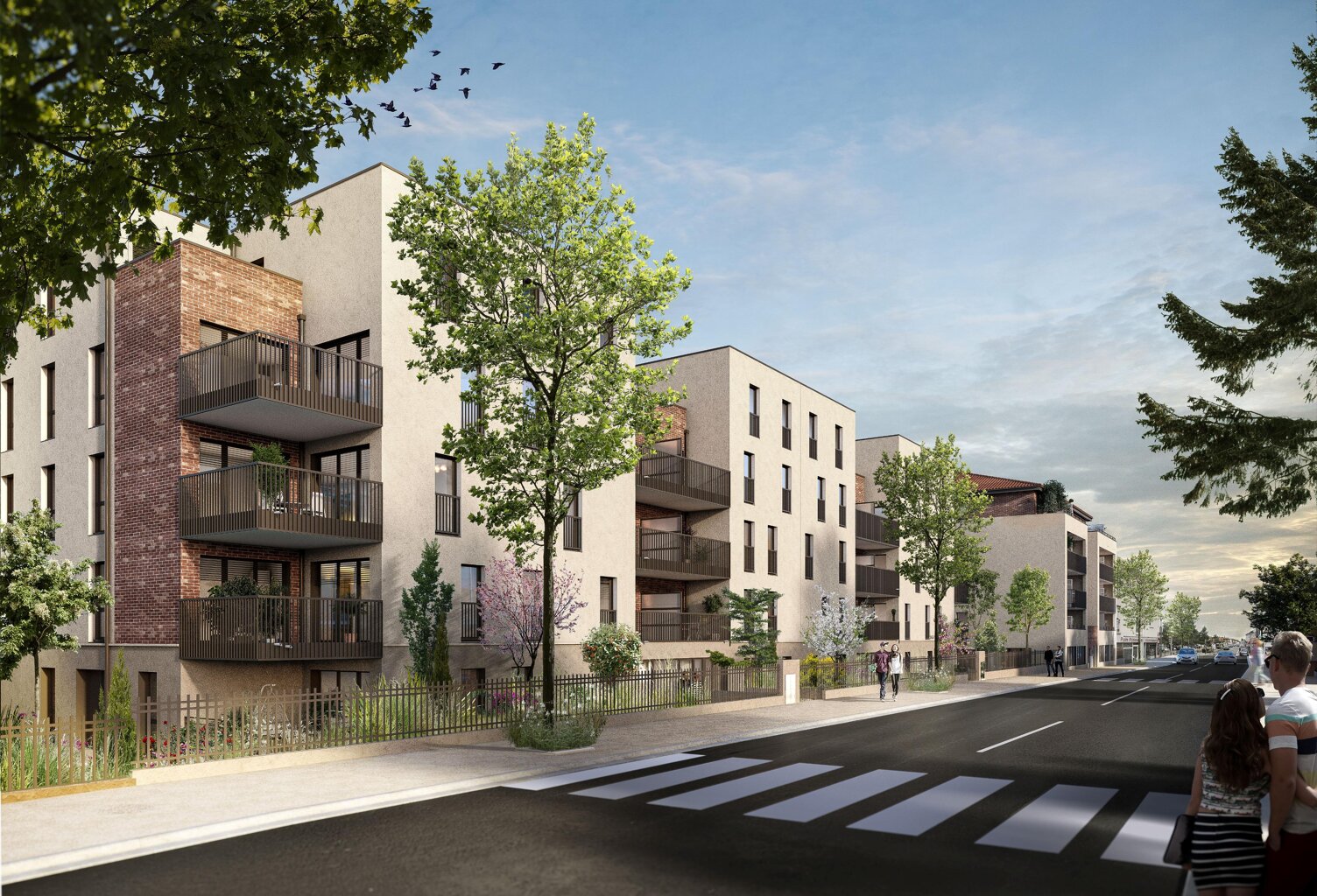 T3 avec balcon en plein centre de Veauche — photo 1