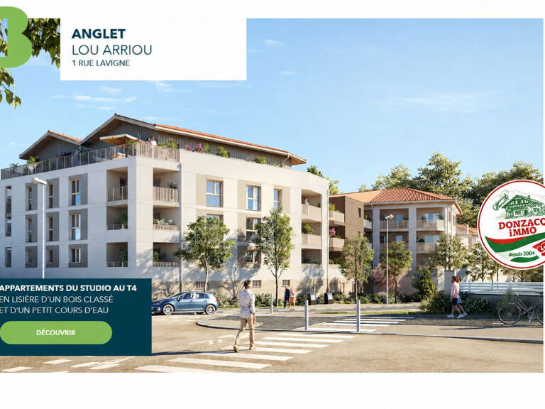 Anglet à vendre joli T1 neuf avec balcon — photo 1