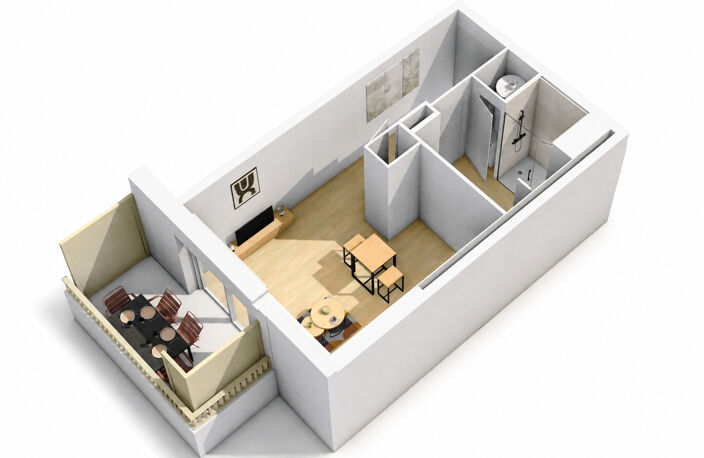 Anglet à vendre joli T1 neuf avec balcon — photo 4