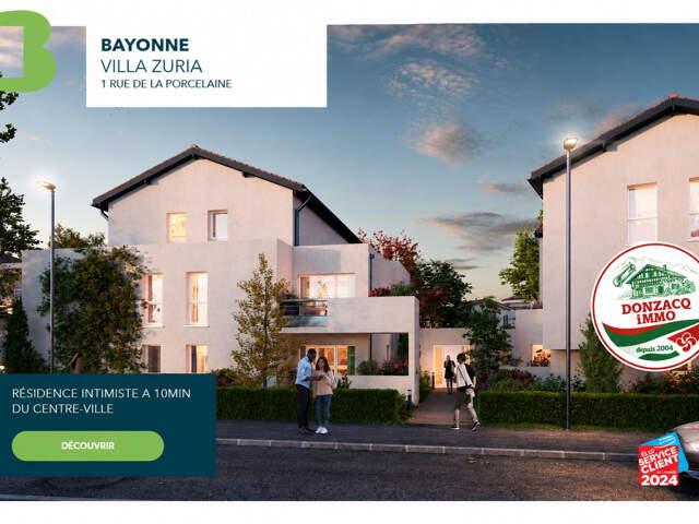 A vendre spacieux T4 neuf sur Bayonne avec frais de notaires offerts — photo du bien