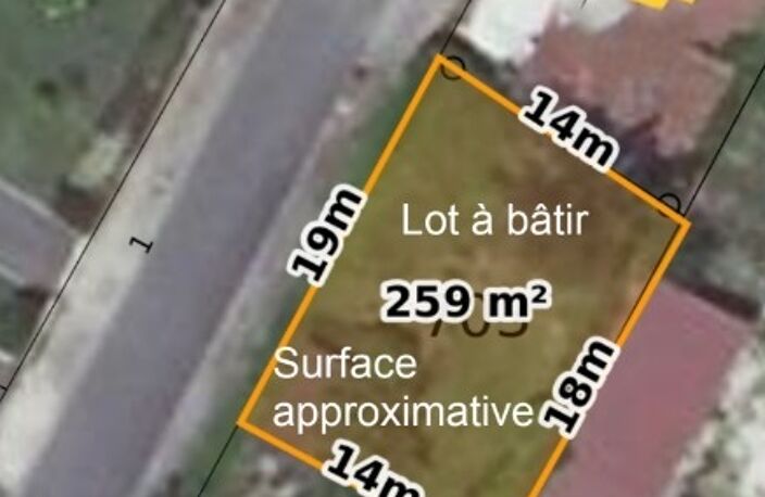 Vente Terrain à bâtir 259 m&sup2; — photo 3