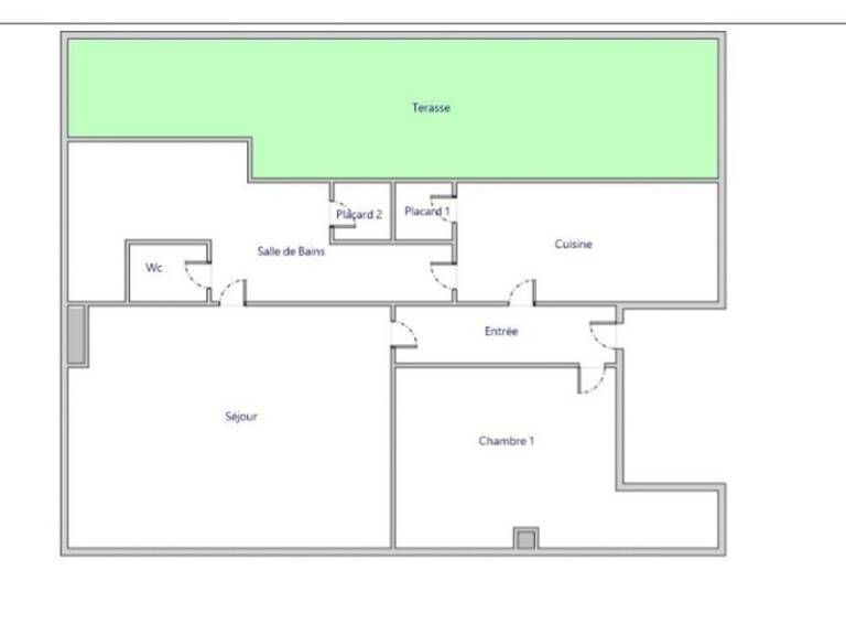 Rare : Grand 2‑pièces avec terrasse exceptionnelle  de 42 m², situé à Romainville dans un quartier pavillonnaire — photo 1