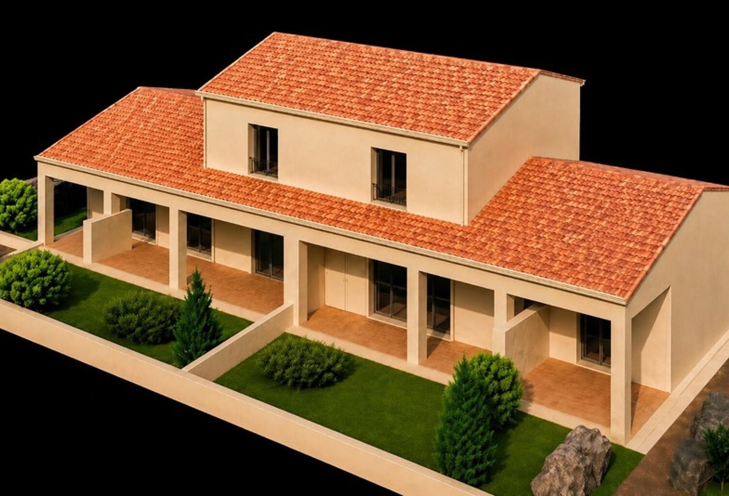 PRUNETE (20) Appartement à vendre 2 pièces de 45,85 m2 avec jardin de 130,95 m2 et proximité plage — photo 1